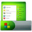 menu, start, taskbar icon