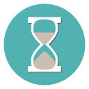clock, deadline, hourglass, timer, wait svg vector icon