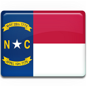 north,carolina,flag icon