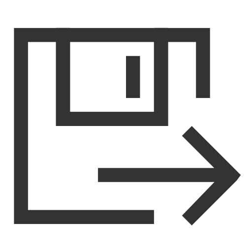 Save As svg vector icon