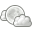 clouds, few, night, weather icon