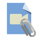 file,type,video,attachment icon