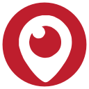 media, periscope, rs, social svg vector icon