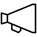 announce, marketing, megaphone, news, notification svg vector icon