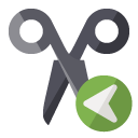 scissors,left icon