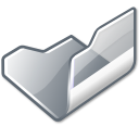 folder,grey,open icon