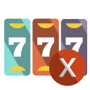 slot,machine,cross icon