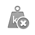 weight,kilogram,close icon