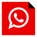 brand, logo, media, social, whatsapp svg vector icon