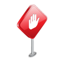 sign, stop icon