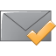 check, mail icon