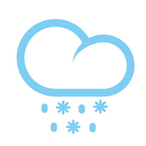 Sleet Weather svg vector icon