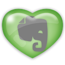 evernote, media, social icon
