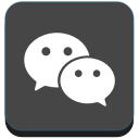 social, wechat svg vector icon
