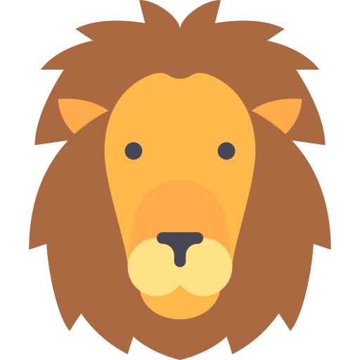 Lion svg vector icon