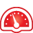 basic, dashboard, red icon