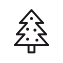 christmas, christmas-tree, tree svg vector icon