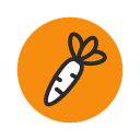 carrot, diet, fruit, orange, vegetable svg vector icon