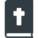 bible, book, chritian, cross svg vector icon