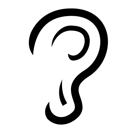 Et Ear svg vector icon