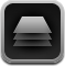 stack,drawer,button,single icon