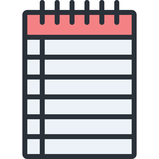 Notes svg vector icon