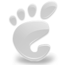 start,here,gnome,white icon