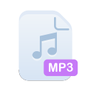 document, extension, file, filetype, format, mp3, type svg vector icon
