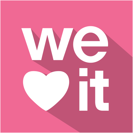 social,media,flat,shadow,set,weheartit icon