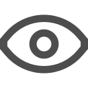 eye, interface, ui, view, vision svg vector icon