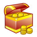 chest, gold, treasure icon