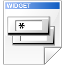 document, widget icon
