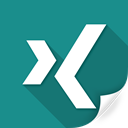 emblem, logo, shuffle, square, squared, state, xing icon