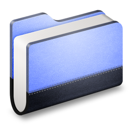 folder, library icon