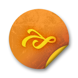 orange,grunge,sticker,badge icon