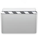 folder, graphite, movie icon