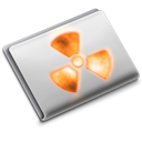 burn, folder, | icon