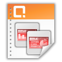 powerpoint, presentation icon