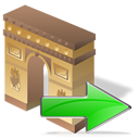 arcodeltriunfo,next,forward,right,yes,arrow,correct,ok icon