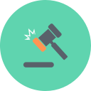 acquisitions, auction, finance, gavel, hammer, justice, law svg vector icon