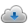 arrow, cloud, download icon