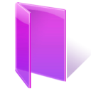 folder, violet icon