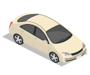 car, front, vehicle svg vector icon