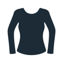 accesories, clothes, clothing, fabric, girl, sweater, women svg vector icon