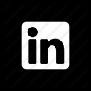 feed, linkedin, media, news, social svg vector icon