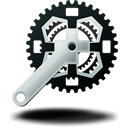 mountain,bike,crankset icon