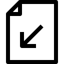 app, arrow, document, down, essential, ui svg vector icon
