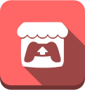 games, itch, marketplace, video games svg vector icon