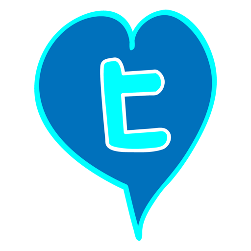 tweete,heart,valentine,love icon
