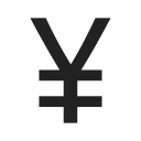 finance, financial, money, payment, yen svg vector icon